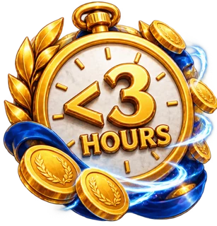 Payouts under 3 hours